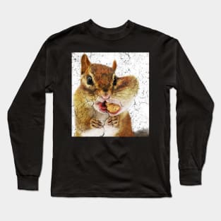 CUTE SQUIRREL FACE Long Sleeve T-Shirt